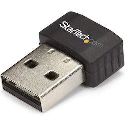 StarTech.com Wireless USB WiFi Adapter &acirc;&euro;" Dual Band AC600 Wireless Dongle - 2.4GHz / 5GHz - 802.11ac Wi-Fi Laptop Adapter (USB433ACD1X1)