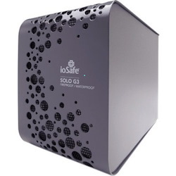 ioSafe Solo G3 3 TB Hard Drive - 3.5" External - SATA - Black