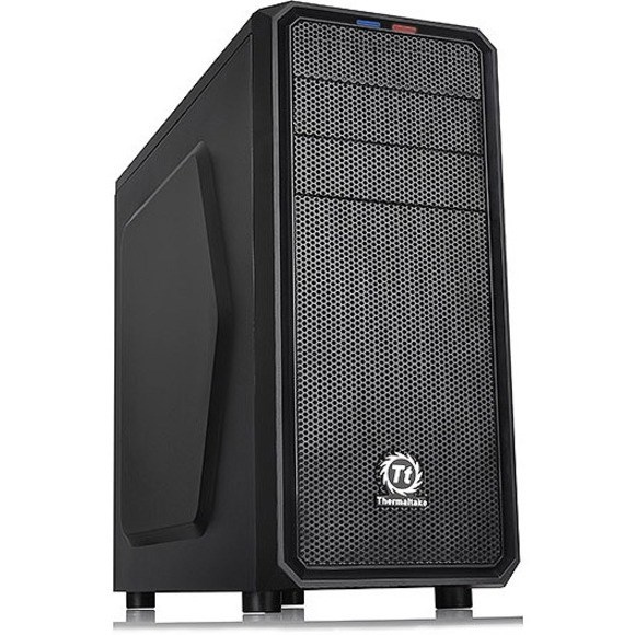 Thermaltake Versa H25 Computer Case - ATX, Micro ATX Motherboard Supported - Mid-tower - SPCC - Black
