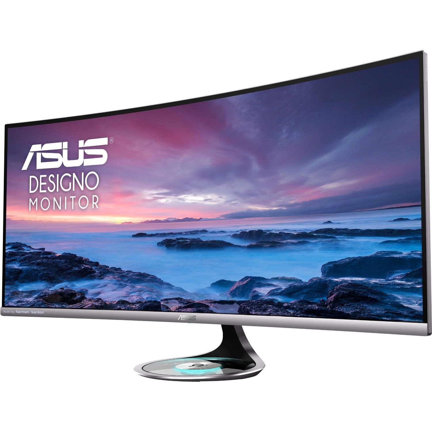 Asus Designo MX38VC 95.3 cm (37.5") UW-QHD+ Curved Screen WLED Gaming LCD Monitor - 21:9 - Black, Space Gray