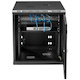 StarTech.com 4-Post 12U Wall Mount Network Cabinet, 19" Hinged Wall-Mounted Server Rack for IT Equipment, Flexible Lockable Rack Enclosure