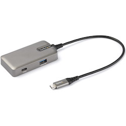 StarTech.com USB C Multiport Adapter, 4K 60Hz HDMI 2.0, 100W PD Pass-through, USB Hub, USB Type-C Mini Docking Station, 10" (25cm) Cable