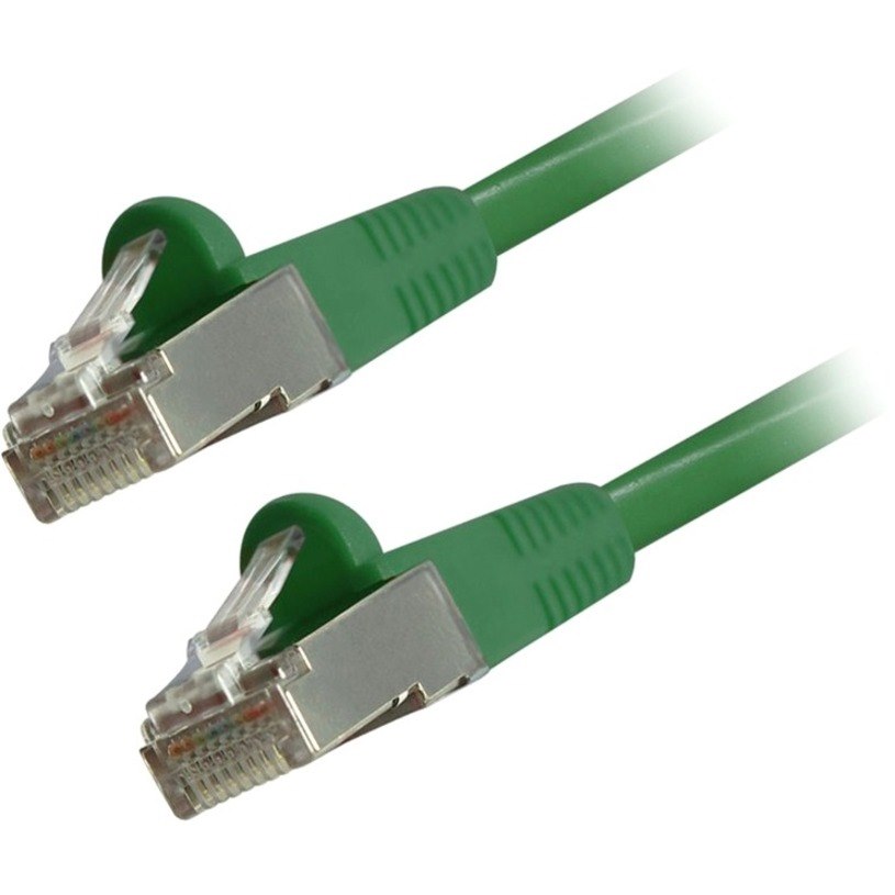 Comprehensive Cat6 Snagless Shielded Ethernet Cables, Green, 3ft