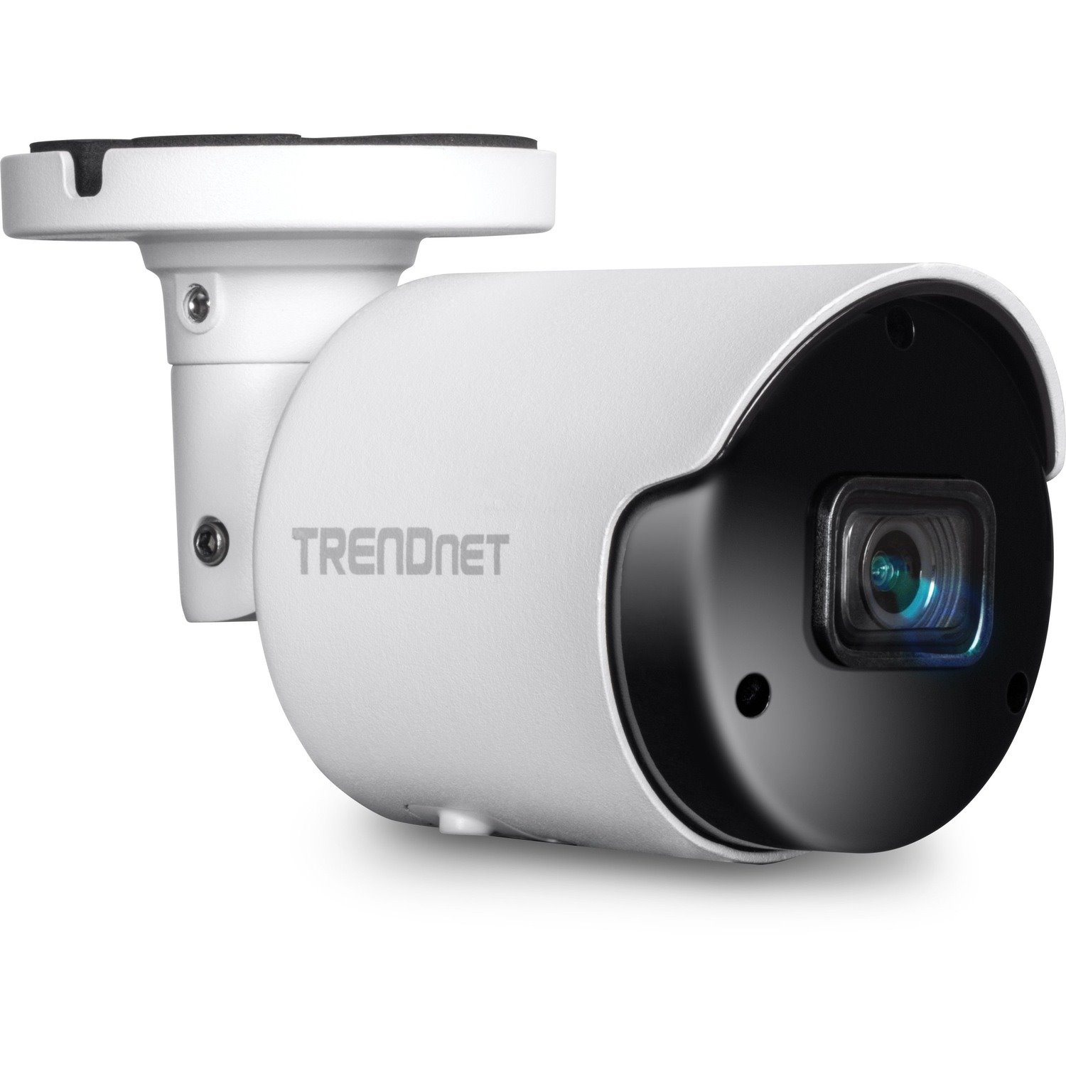 TRENDnet Indoor Outdoor 5MP H.265 PoE Bullet Network Camera, IP66 Rated Housing, IR Night Vision up to 30m (98 ft.), Security Surveillance Camera, microSD Card Slot (up to 256GB), White, TV-IP1514PI