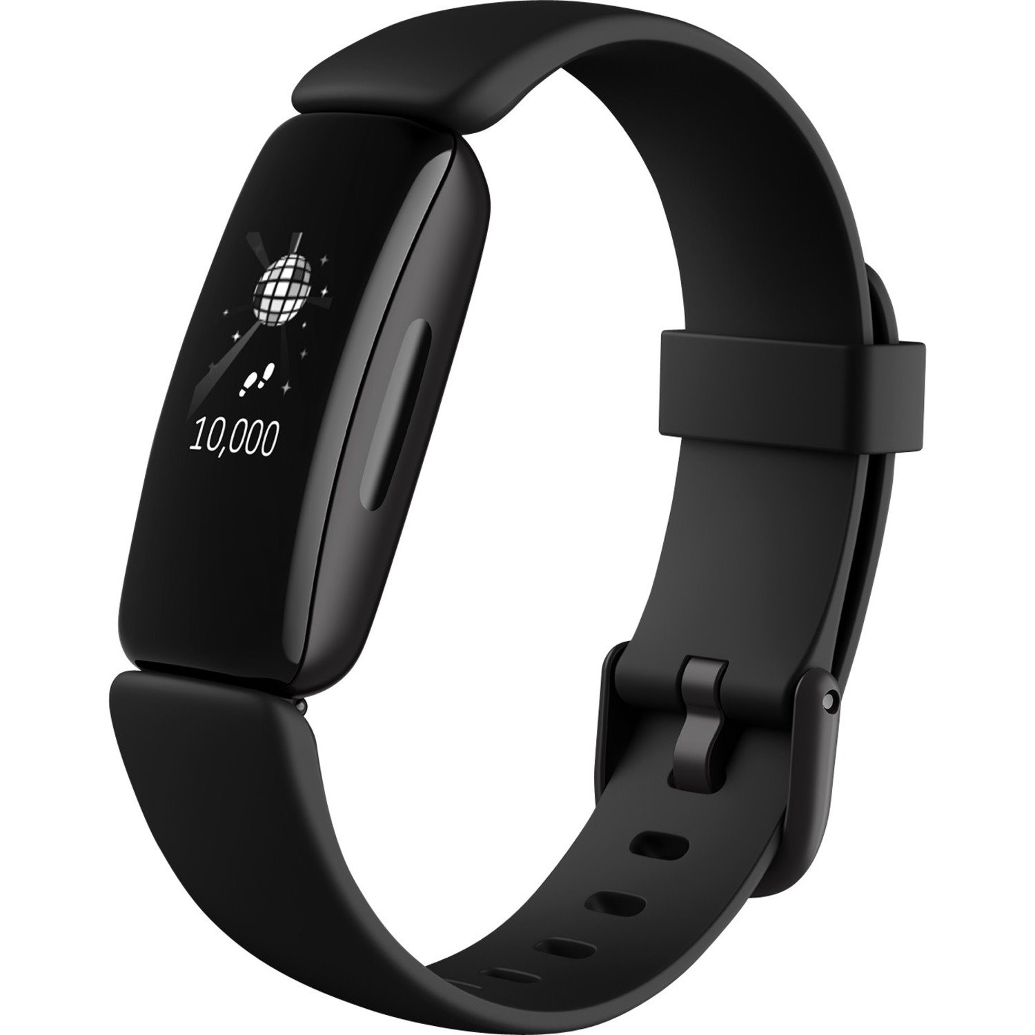 Fitbit Inspire 2 Smart Band - Black Body Color - Plastic Body Material - Silicone Band Material