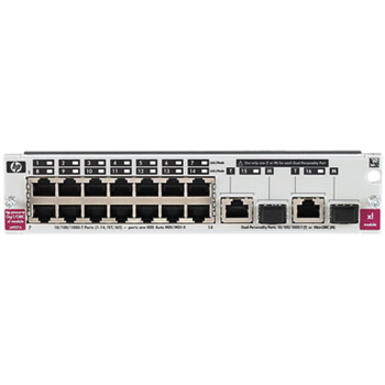 HPE Expansion Module - 16 x RJ-45 10/100/1000Base-T LAN