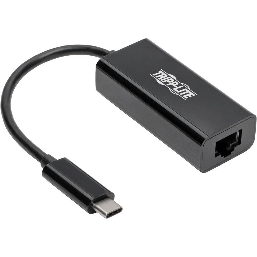 Eaton Tripp Lite Series USB-C to Gigabit Network Adapter with Thunderbolt 3 Compatibility - Black