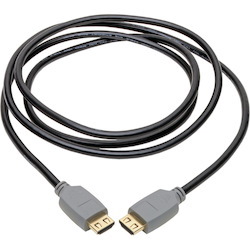Eaton Tripp Lite Series 4K HDMI Cable (M/M) - 4K 60 Hz, HDR, 4:4:4, Gripping Connectors, Black, 6 ft.