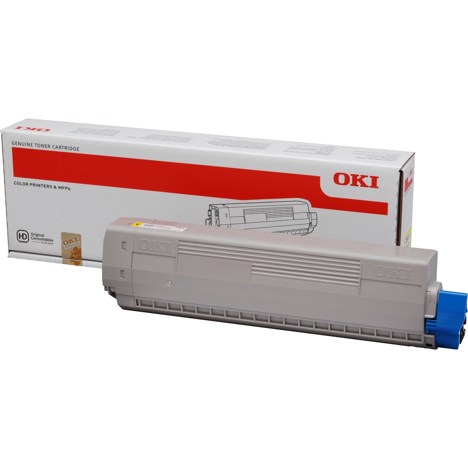 Oki Original LED Toner Cartridge - Yellow Pack