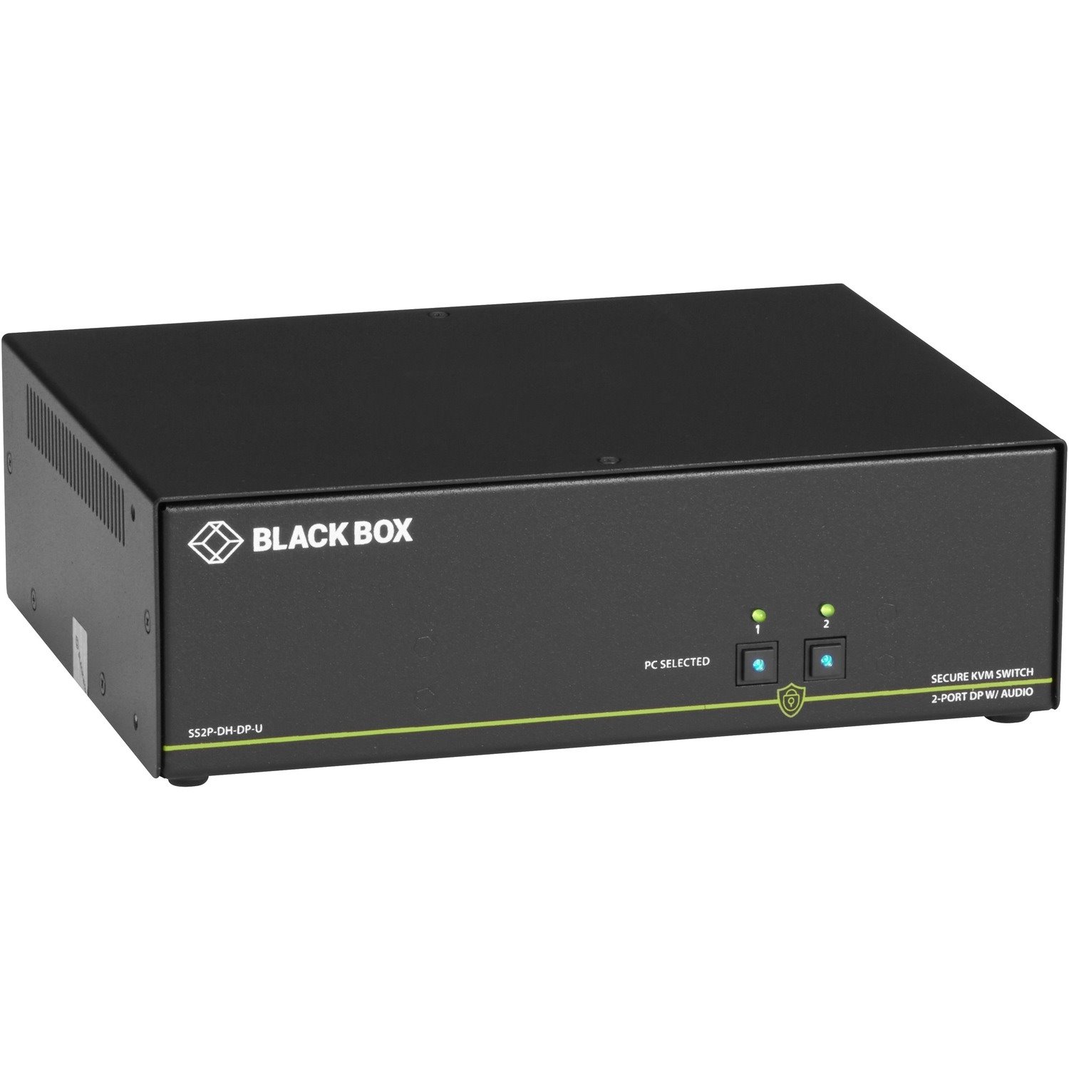 Black Box NIAP 3.0 Secure 2-Port Dual-Head DisplayPort KVM Switch