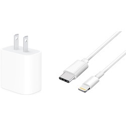 4XEM 6FT iPhone Compatible Charger Combo Kit (White) - MFi Certified