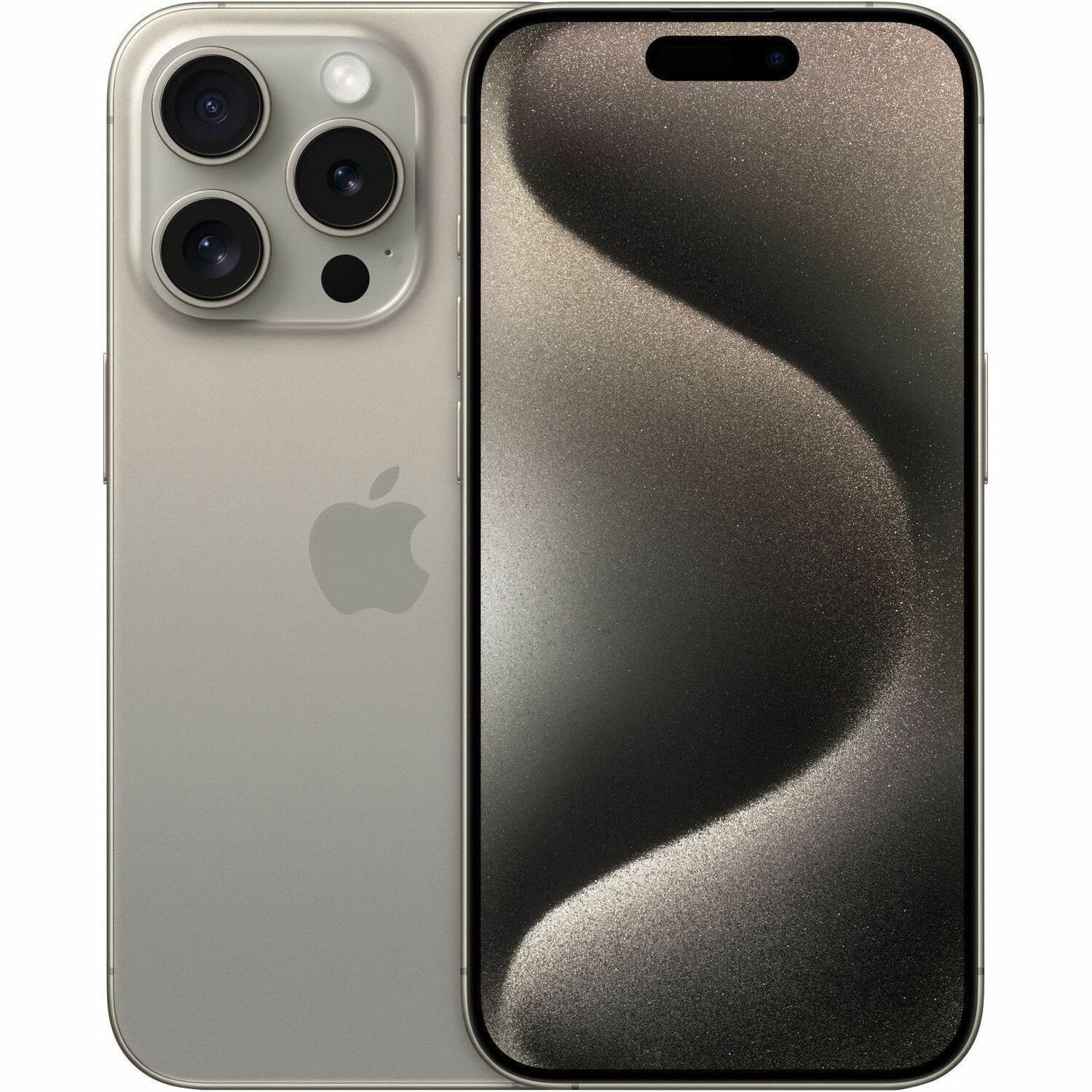 Apple iPhone 15 Pro 1 TB Smartphone - 6.1" OLED 2556 x 1179 - Hexa-core (A17 ProDual-core (2 Core) 3.78 GHz + A17 Pro Quad-core (4 Core) - 8 GB RAM - iOS 17 - 5G - Natural Titanium