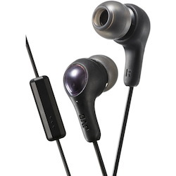 JVC Gumy Wired In Ear HDST Mic BLK