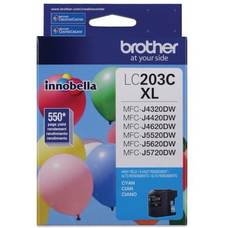 Brother Innobella LC203CS Original High Yield Inkjet Ink Cartridge - Cyan - 1 Each