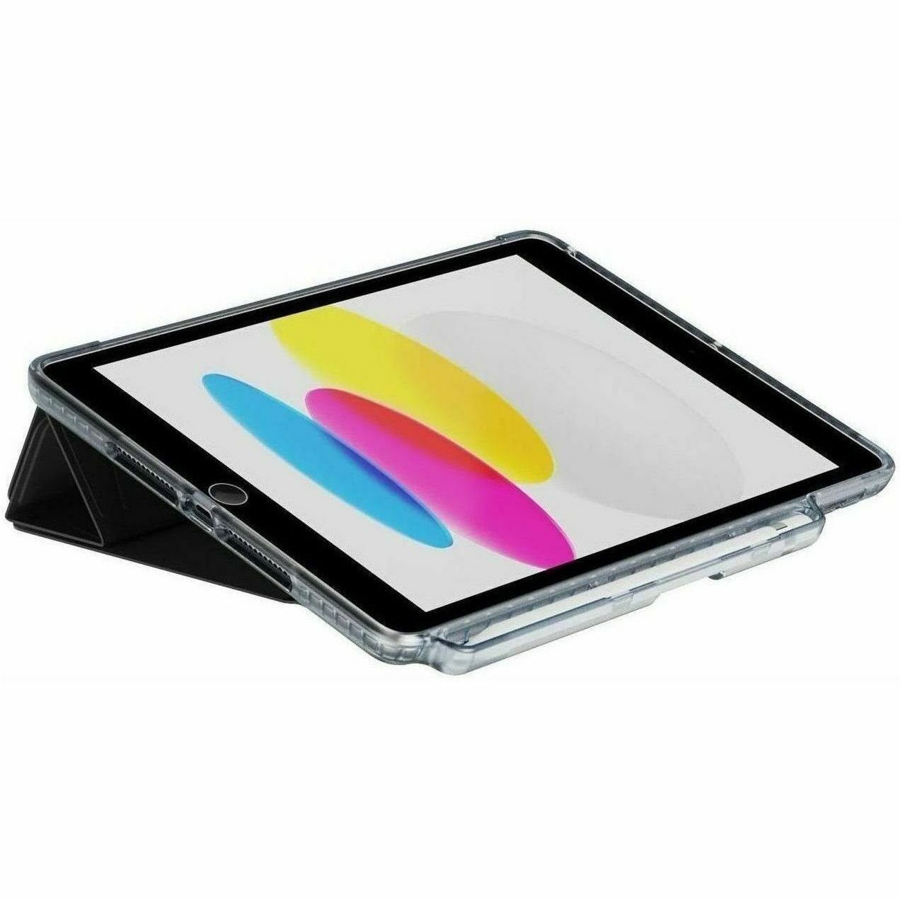 Tech21 Evo Folio Carrying Case (Folio) for 25.9 cm (10.2") Apple iPad (7th Generation), iPad (8th Generation), iPad (9th Generation) Tablet, Apple Pencil - Black