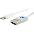 Comprehensive Lightning Male to USB A Male Cable White 3ft
