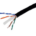 Monoprice Bulk Cat6 23AWG Solid UTP Riser-Rated (CMR) Ethernet Network Cable, 1000ft Black