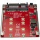 StarTech.com Dual-Slot M.2 Drive to SATA Adapter for 2.5" Drive Bay - RAID