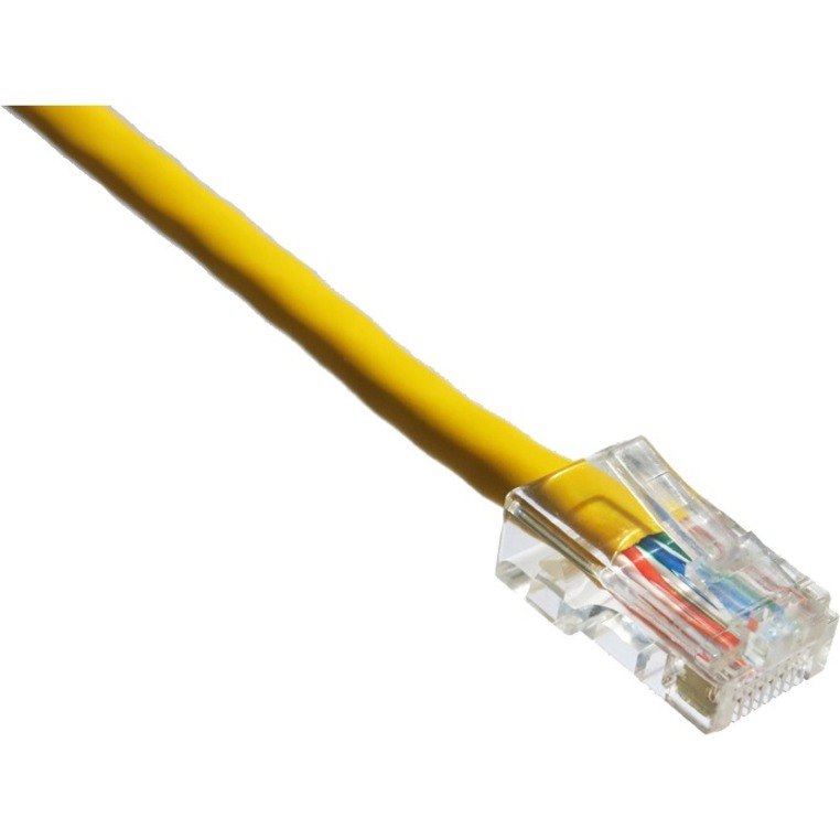 Axiom 7FT CAT5E 350mhz Patch Cable Non-Booted (Yellow) - TAA Compliant