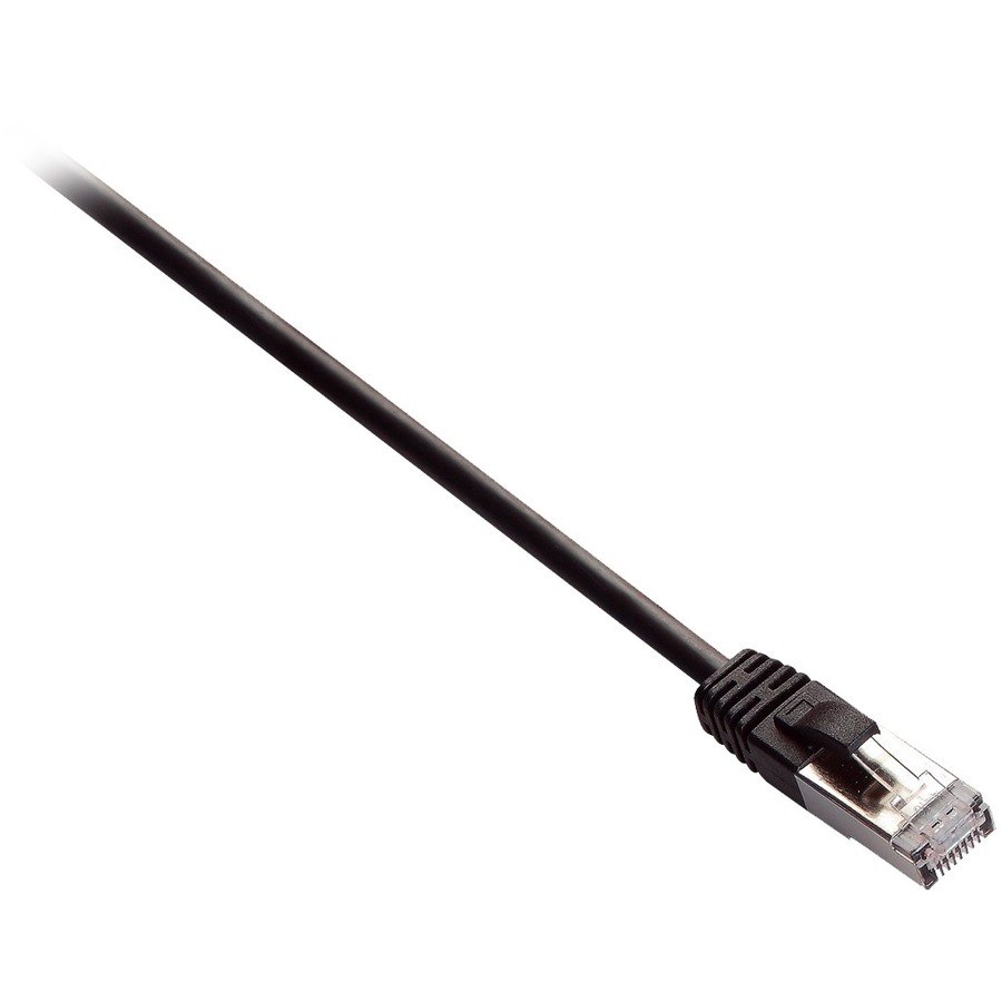 V7 V7CAT6STP-03M-BLK-1E 3 m Category 6 Network Cable for Modem, Patch Panel, Network Card