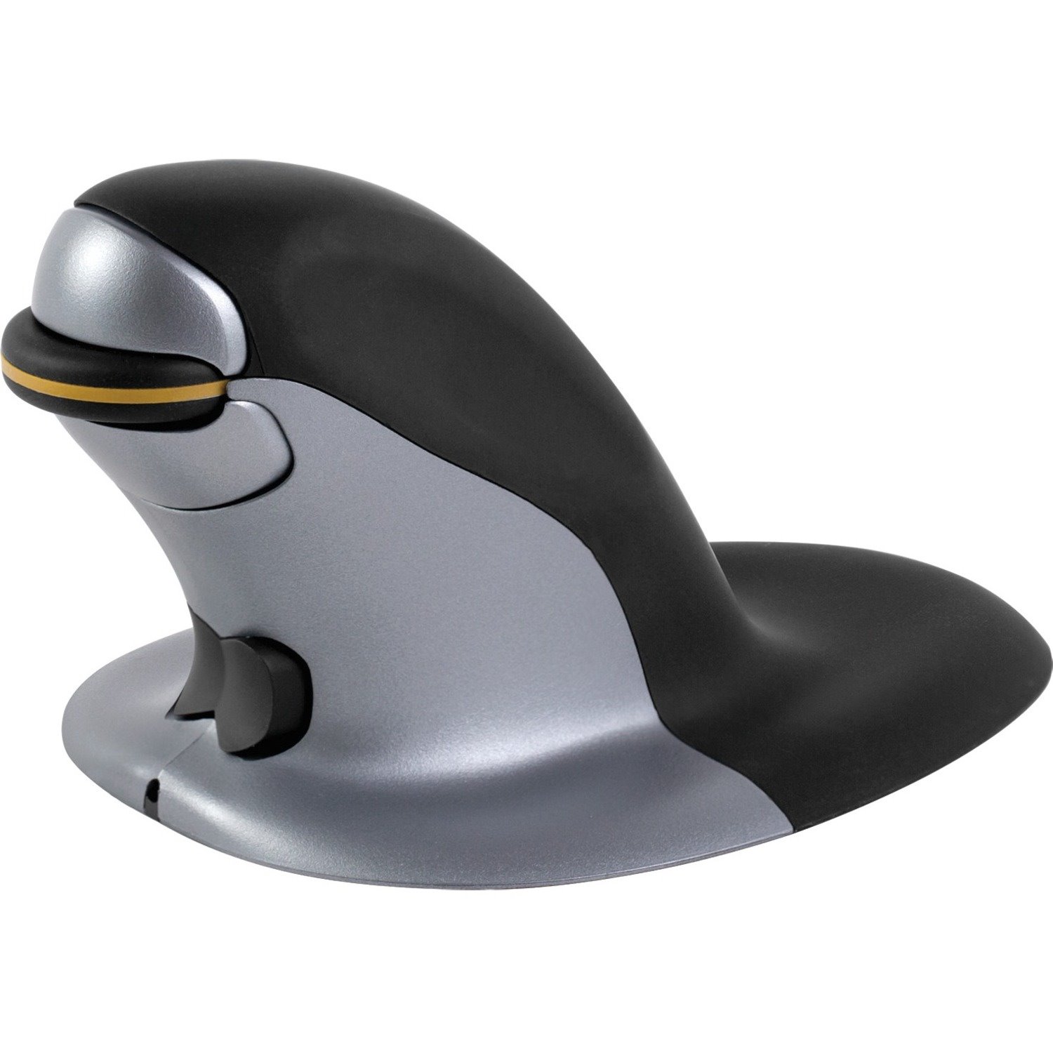 Fellowes Penguin Mouse - Laser - Black, Silver - 1