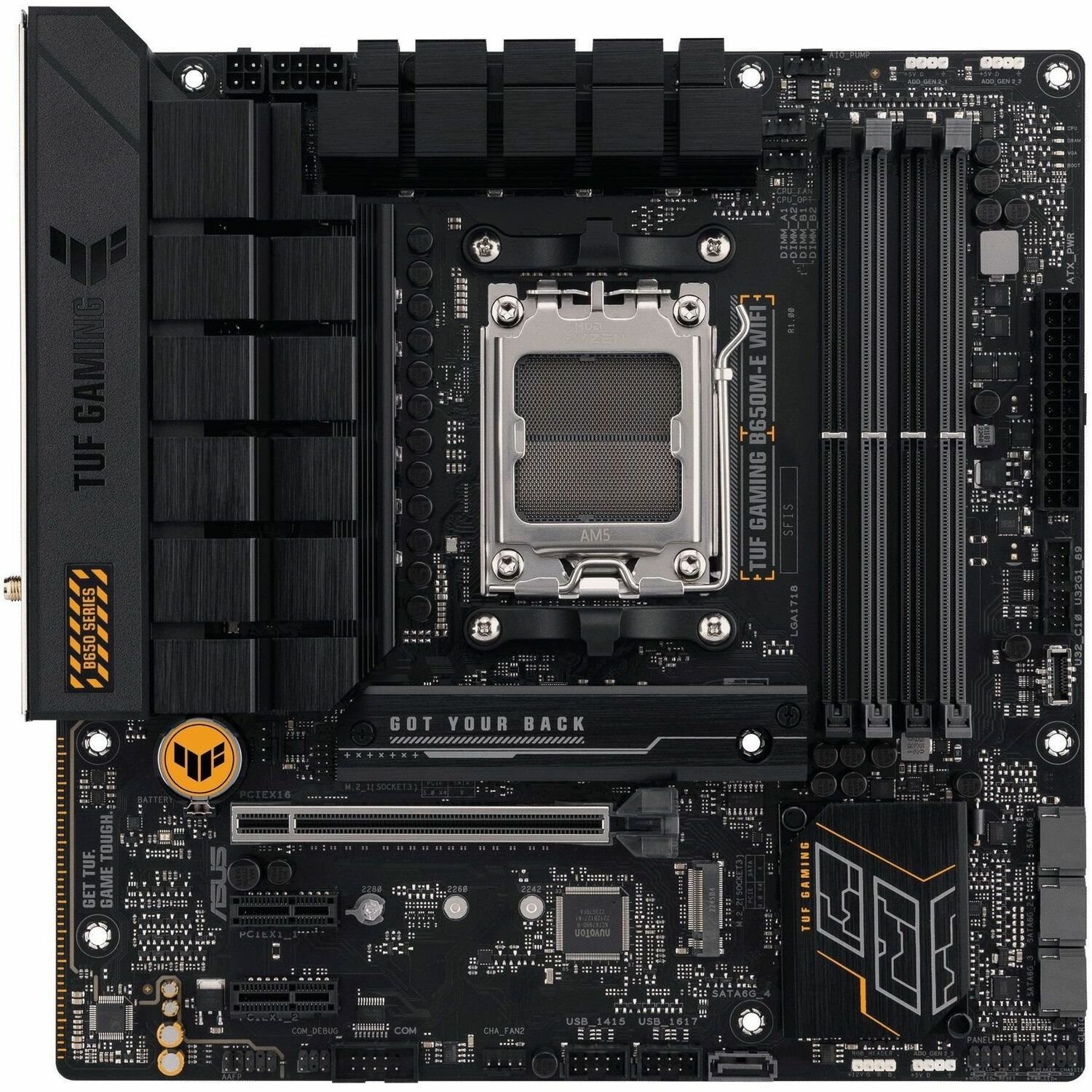 TUF GAMING B650M-E WIFI Gaming Desktop Motherboard - AMD B650 Chipset - Socket AM5 - Micro ATX