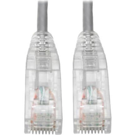 Eaton Tripp Lite Series Cat6 Gigabit Snagless Slim UTP Ethernet Cable (RJ45 M/M), PoE, Gray, 5 ft. (1.52 m)