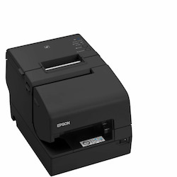 HP TM-H6000V Mobile Direct Thermal Printer - Monochrome - Portable - Receipt Print - USB - With Cutter - Black