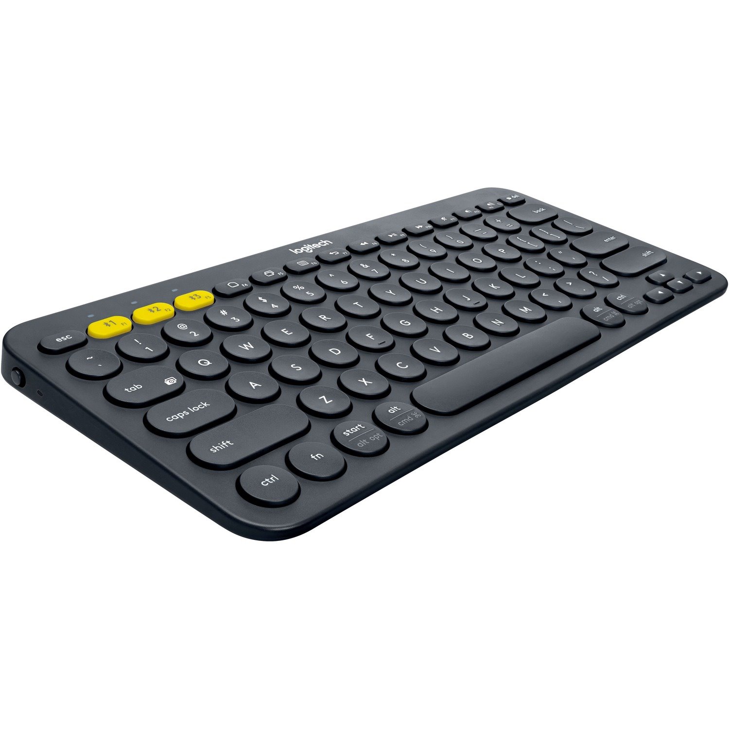 Logitech K380 Keyboard - Wireless Connectivity - English (UK) - QWERTY Layout - Black