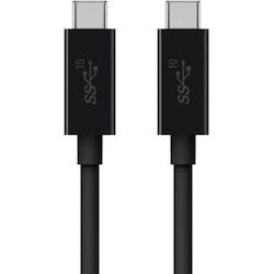 Belkin 100W USB-C to USB-C Cable - USB 3.1 - 10 Gbps - 4K Audio/Video - M/M - 1m/3.3ft - Black