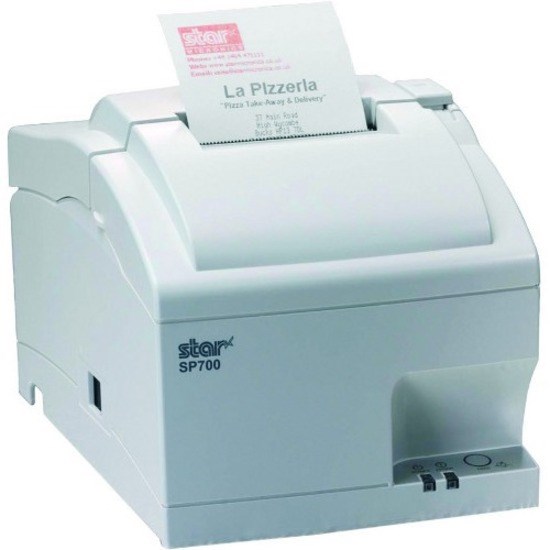 Star Micronics SP712 Desktop Dot Matrix Printer - Monochrome - Receipt Print - White