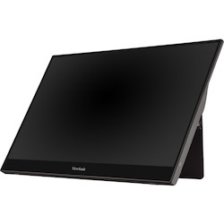 ViewSonic 15.6 Inch 1080p Portable Monitor with IPS Touchscreen, 2 Way Powered 60W USB C, Eye Care, Dual Speakers, Built in Stand with Smart Cover (TD1655)