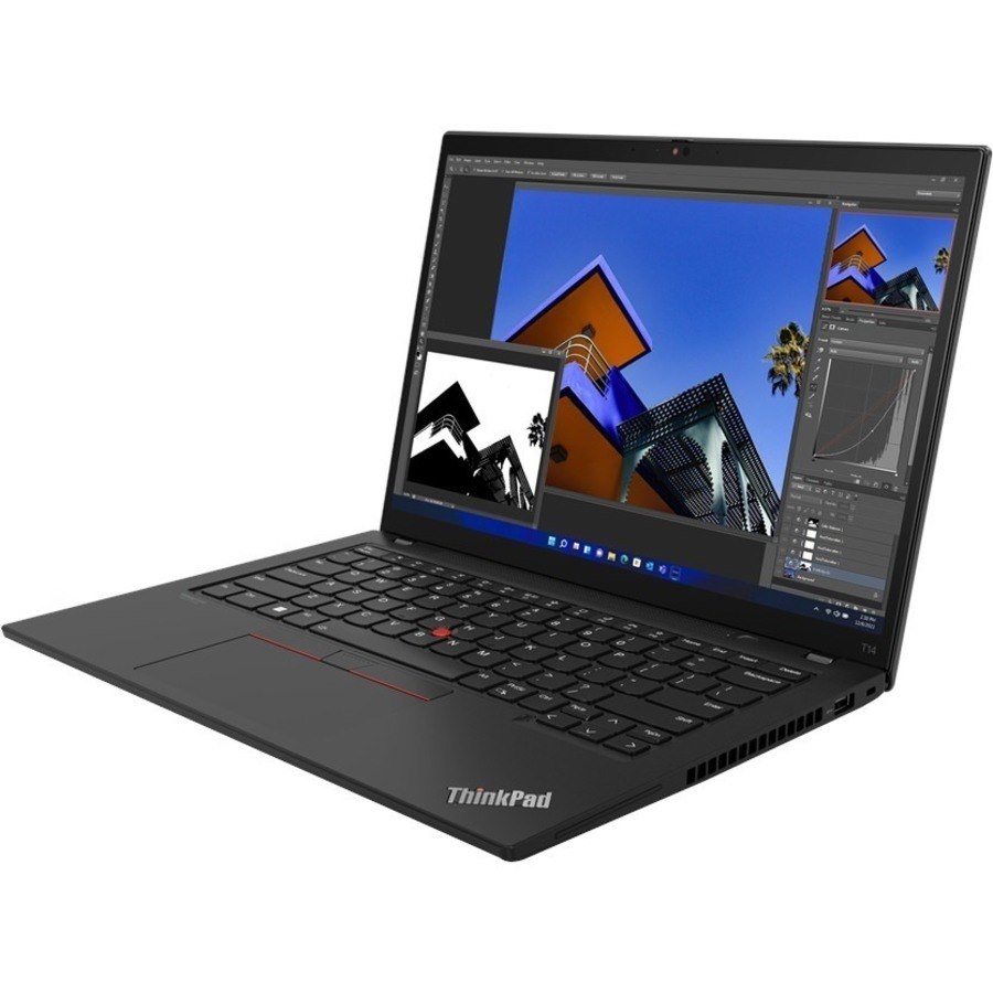 Lenovo ThinkPad T14 Gen 3 21CF003TCA 14" Touchscreen Notebook - WUXGA - 1920 x 1200 - AMD Ryzen 7 PRO 6850U Octa-core (8 Core) 2.70 GHz - 16 GB Total RAM - 16 GB On-board Memory - 512 GB SSD - Thunder Black