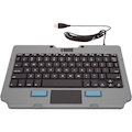 Gamber-Johnson Keyboard - USB Type A Interface - TouchPad - English (US)