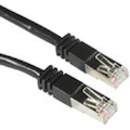 C2G-25ft Cat5e Molded Shielded (STP) Network Patch Cable - Black