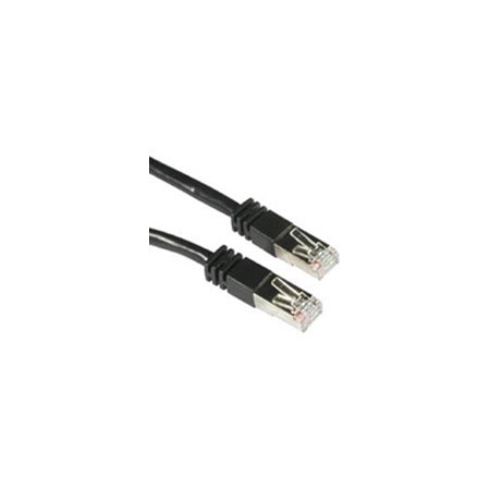 C2G-10ft Cat5e Molded Shielded (STP) Network Patch Cable - Black