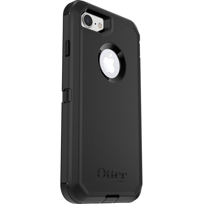 OtterBox Defender Rugged Carrying Case (Holster) Apple iPhone 8, iPhone 7, iPhone SE 2, iPhone SE 3 Smartphone - Black