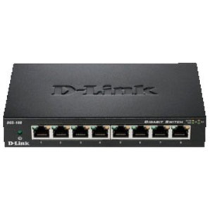 D-Link DGS-108Unmanaged 8-Port 10/100/1000Mbps Switch