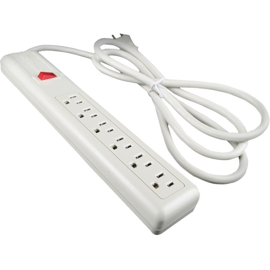 Wiremold Plug-In Outlet Center 6-Outlet Power Strip