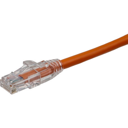 Axiom 200FT CAT6 UTP 550mhz Patch Cable Clear Snagless Boot (Orange) - TAA Compliant