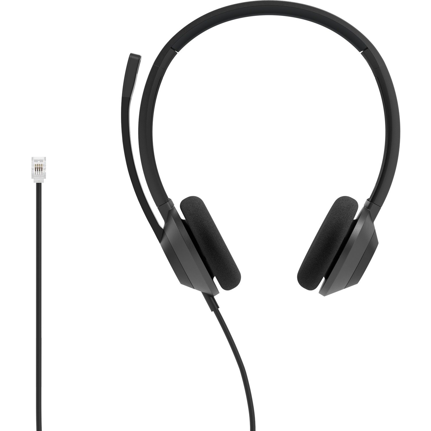 Cisco Headset 322 Wired Dual On-Ear Carbon Black RJ9
