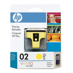 HP 2 Original Inkjet Ink Cartridge - Yellow Pack