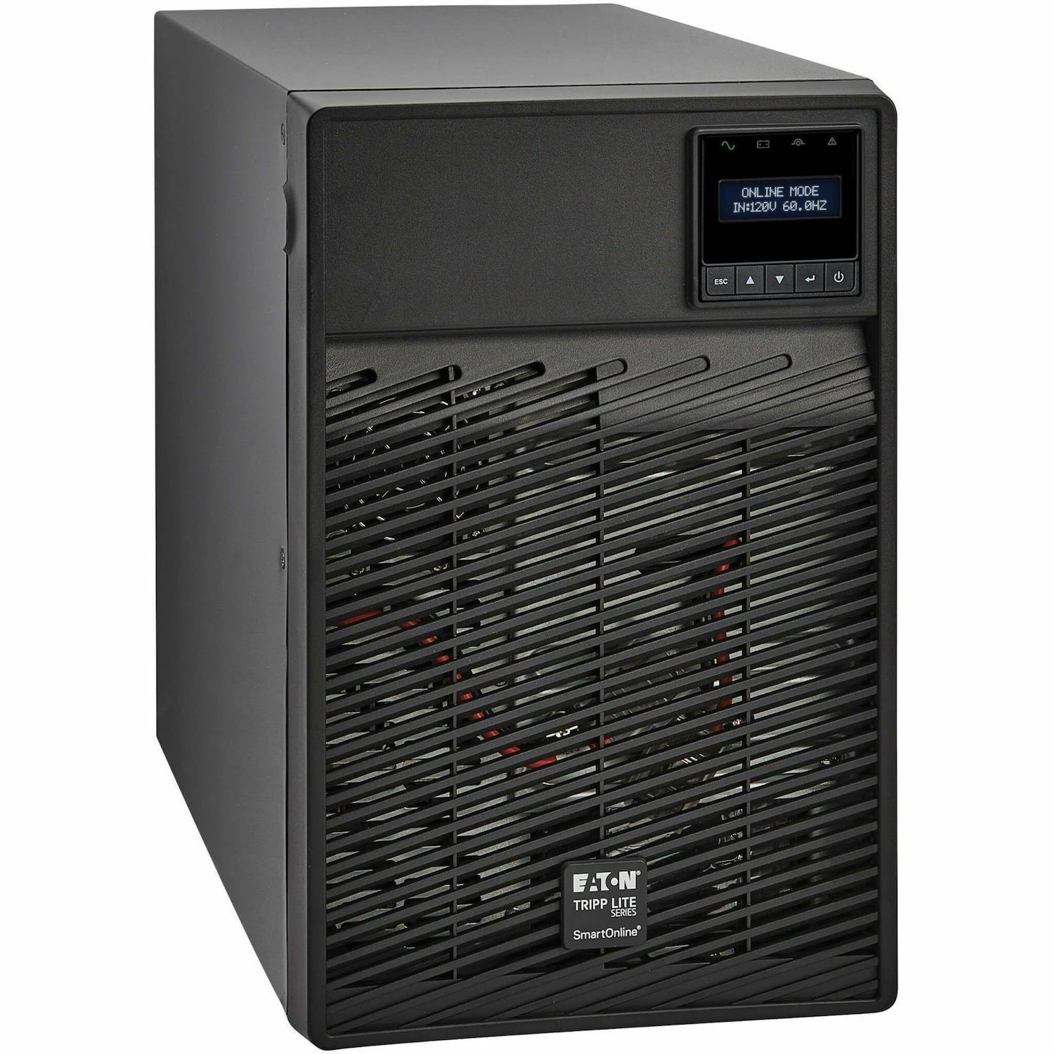 Eaton Tripp Lite Series SmartOnline 1500VA 1350W 120V Double-Conversion UPS - 6 Outlets, Extended Run, Network Card Option, LCD, USB, DB9, Tower