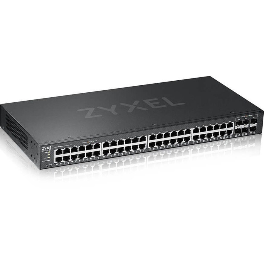 ZYXEL 48-port GbE L2 Switch with GbE Uplink