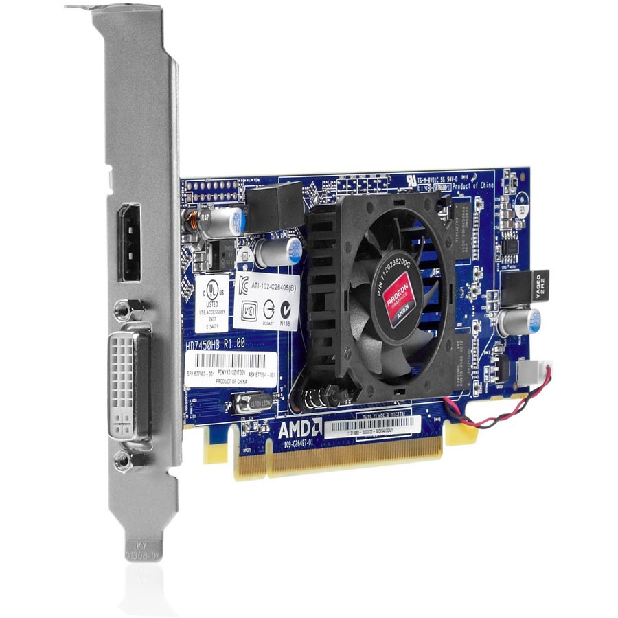 HP AMD Radeon HD 7450 Graphic Card