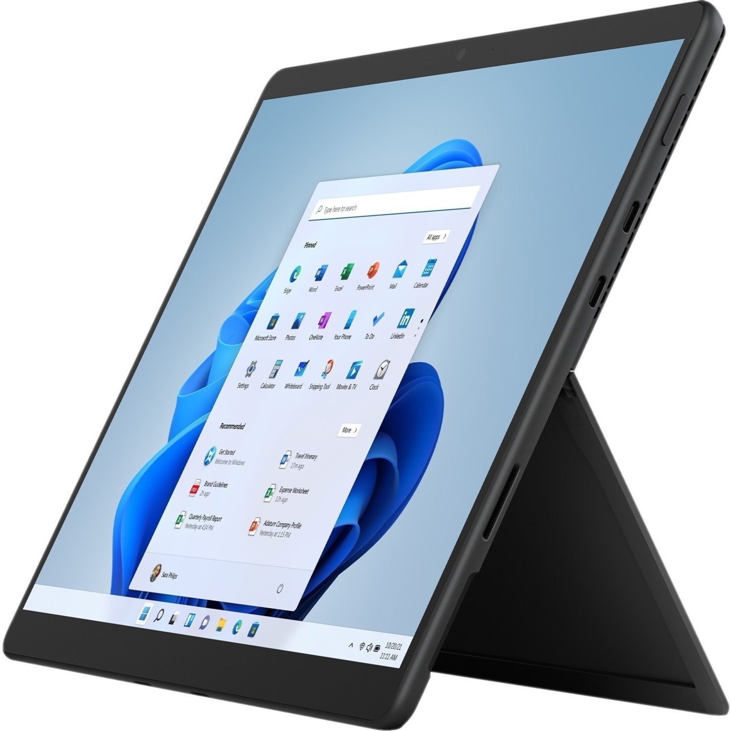 Microsoft Surface Pro 8 Tablet - 33 cm (13") - Core i5 11th Gen i5-1145G7 Quad-core (4 Core) 1.10 GHz - 8 GB RAM - 256 GB SSD - Windows 10 Pro - Graphite