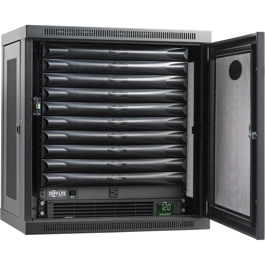 Tripp Lite by Eaton EdgeReady&trade; Micro Data Center - 9U, Wall-Mount, 1.5 kVA UPS, Network Management and PDU, 120V Kit