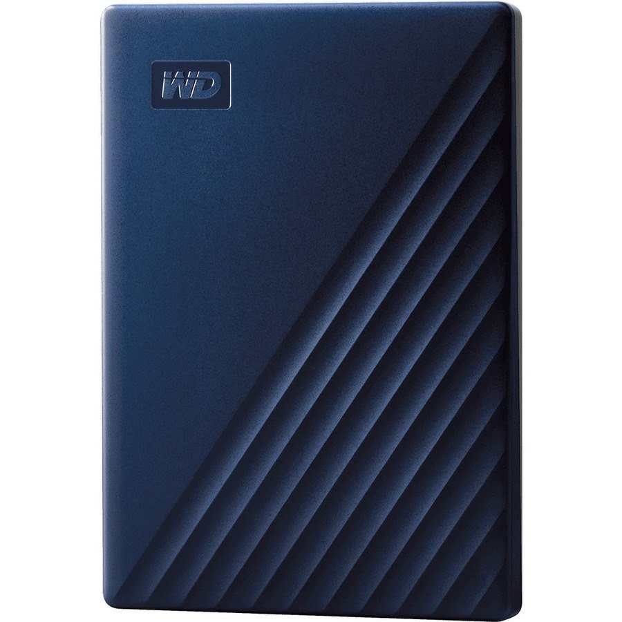 WD My Passport for Mac WDBA2F0050BBL 5 TB Portable Hard Drive - External - Midnight Blue