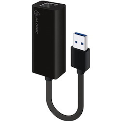 Alogic USB3GE-ADPDF Gigabit Ethernet Card for Computer/Notebook - 10/100/1000Base-T - Portable