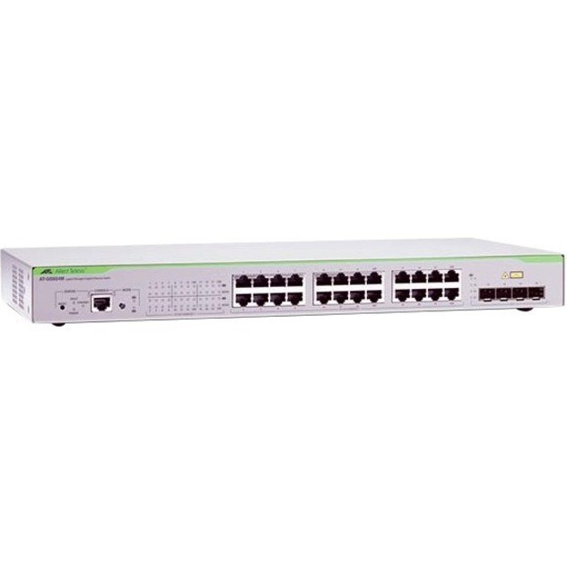 Allied Telesis CentreCOM GS900M AT-GS924M-10 24 Ports Manageable Ethernet Switch - Gigabit Ethernet - 100/1000Base-FX, 10/100/1000Base-T